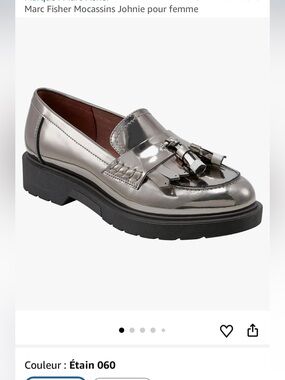 Mark Fisher Johnie silver loafers